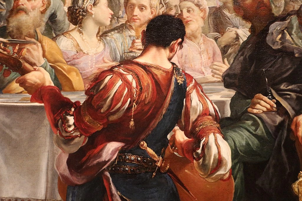 Le nozze di Cana - The Art Institute of Chicago, dettaglio